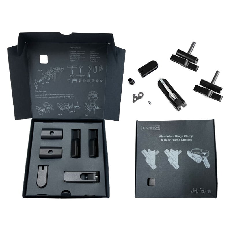 BROMPTON Aluminum Hinge Clamp And Rear Frame Cl