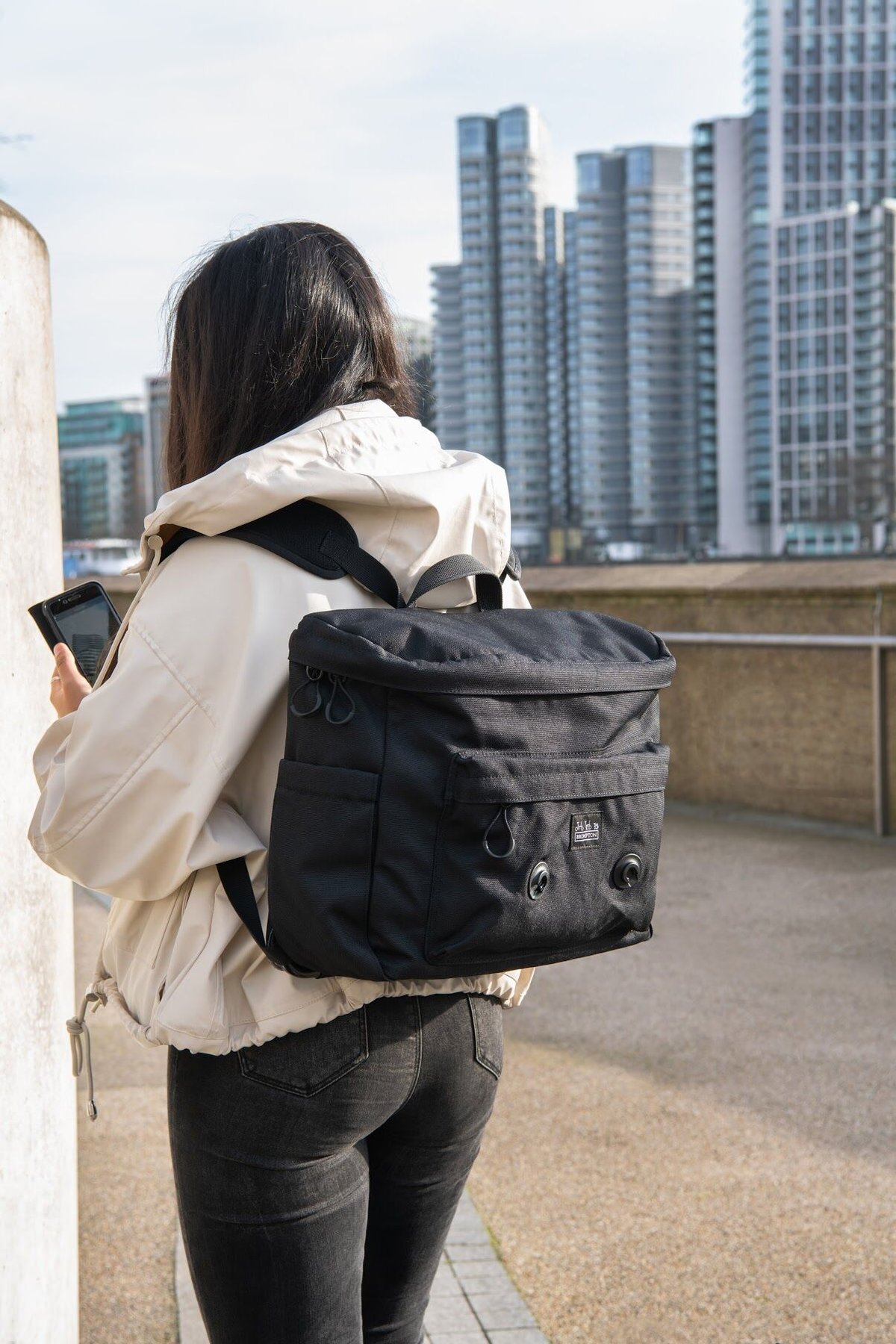 BROMPTON Metro Backpack Medium in Black(Backpac...