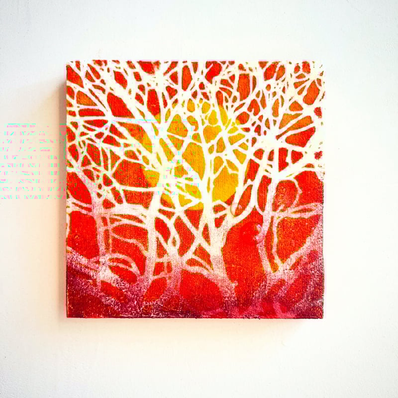 原画1点もの】凍光(とうこう)の森 | Natupla 原画1点もの】凍光(とうこう)の森 | Natupla