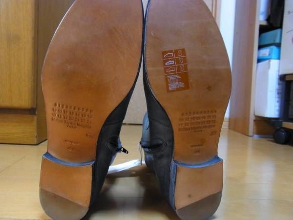 SALE】Martin Margiela × H&M レザーブーツ 41黒マルジェラ | s...