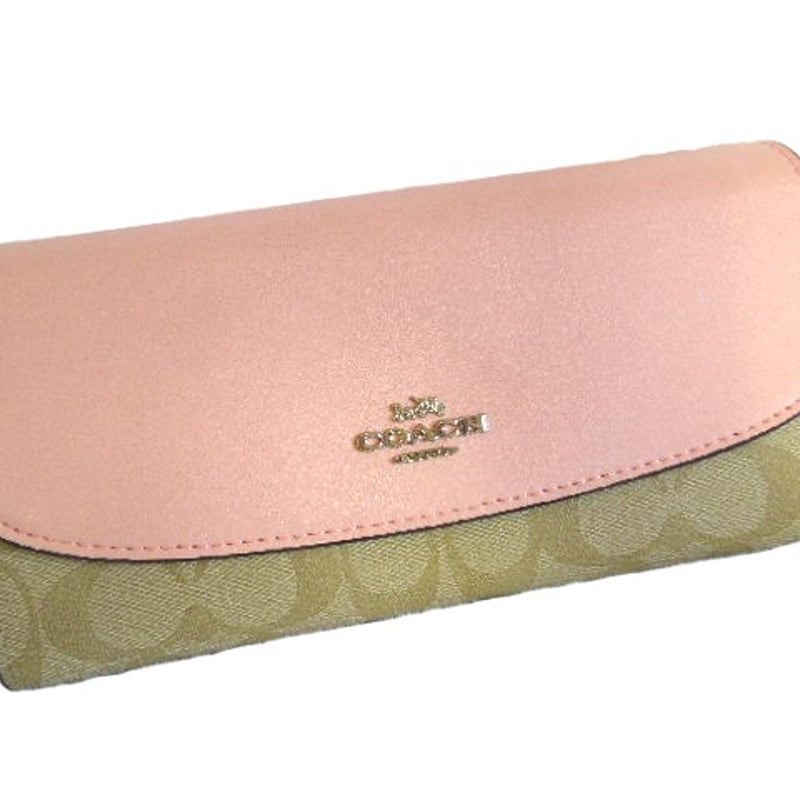 コーチ COACH 財布 長財布 シグネチャーキャンバス F54022 SVOSA 
