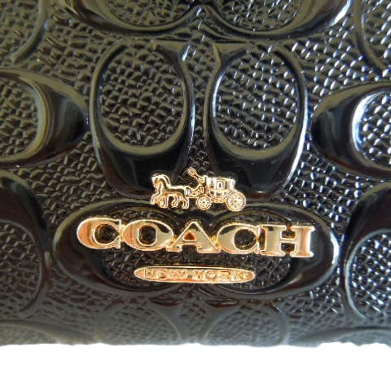COACH コーチ] 財布 二つ折財布 F25937 IMBLK ブラック 直営アウトレッ