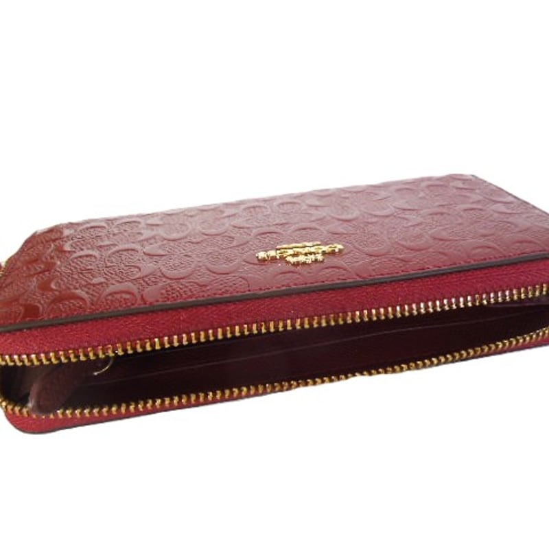 コーチ COACH 財布 長財布 F54805 オックスブラッド デボスド 