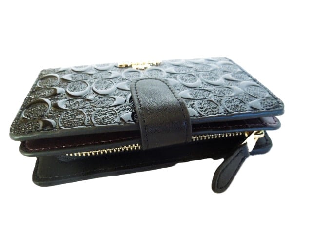 新品　COACH 長財布　コーチ　二つ折り財布　レディース メンズ ブラック COACH コーチ] 財布 二つ折財布 F25937 IMBLK ブラック 直営アウトレッ