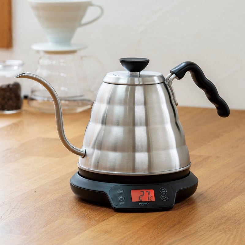 HARIO Buono V60 細口パワーケトル・ヴォーノ EVKB-80HSV HARIO V60 Power Kettle with Temp Control 800ml