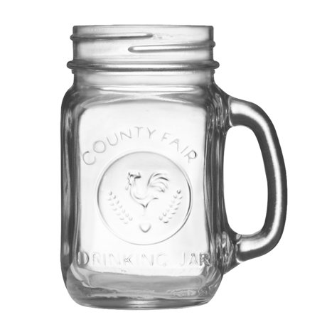 LIBBEY DRINKING JAR 16oz（with GOLD METAL LID）