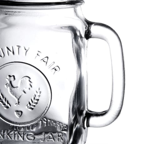 LIBBEY DRINKING JAR 16oz（with GOLD METAL LID）