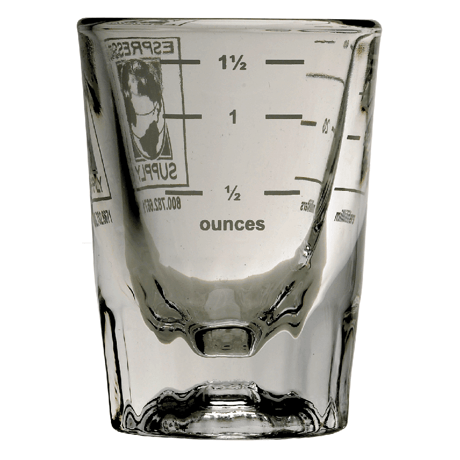 HEAVY DUTY SHOT GLASS 2oz（with ml/oz Lines）