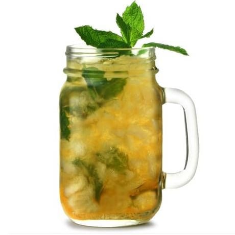 LIBBEY DRINKING JAR 16oz（with GOLD METAL LID）