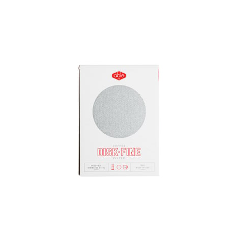 ABLE DISK COFFEE FILTER（FINE）/ エイブル ディスク 金属製コーヒーフィルター ファイン（エアロプレス用）