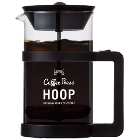 RIVERS COFFEE PRESS HOOP（1-4cups）BLACK / リバーズ コーヒープレス フープ（1-4杯用）ブラック