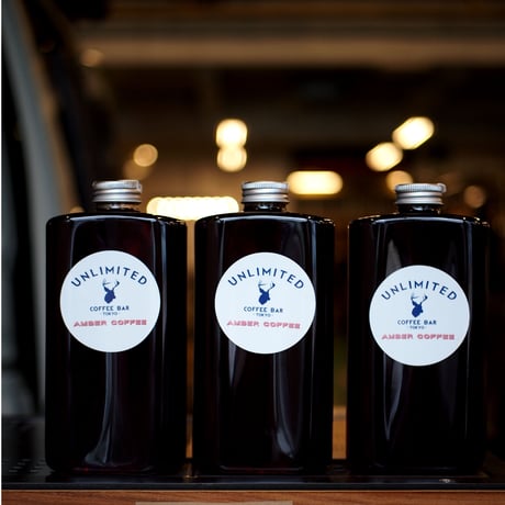 ［毎週数量限定生産］注ぐだけボトルコーヒー『アンバーコーヒー』 460ml × 3本セット（季節のおすすめ × 3本入り）