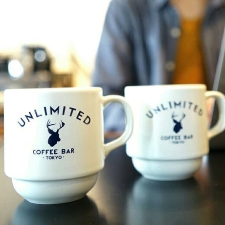 UNLIMITED COFFEE BAR ORIGINAL STUCK MUG / アンリミテッドコーヒーバー　オリジナル スタックマグ
