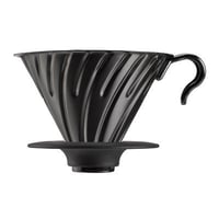HARIO V60 METAL DRIPPER BLACK (1-4cups)/ ハリオV60 メタルドリッパー ブラック（1-4杯用）