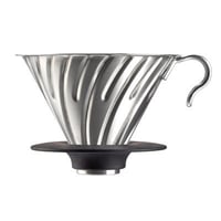 HARIO V60 METAL DRIPPER SILVER (1-4cups) / ハリオV60 メタルドリッパー シルバー（1-4杯用）