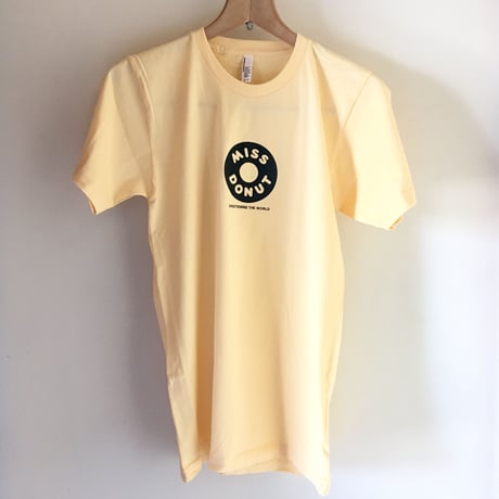 Miss Donut T-shirts (pastel yellow) S