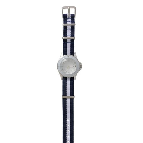 SIRO ENOGU（DIVER）NATO belt / Silver