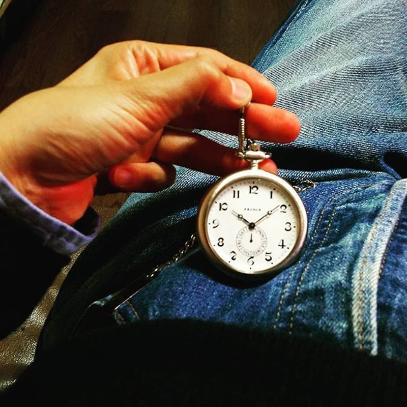 Reprint pocketwatch white【復刻版】懐中時計 | Prince KE 