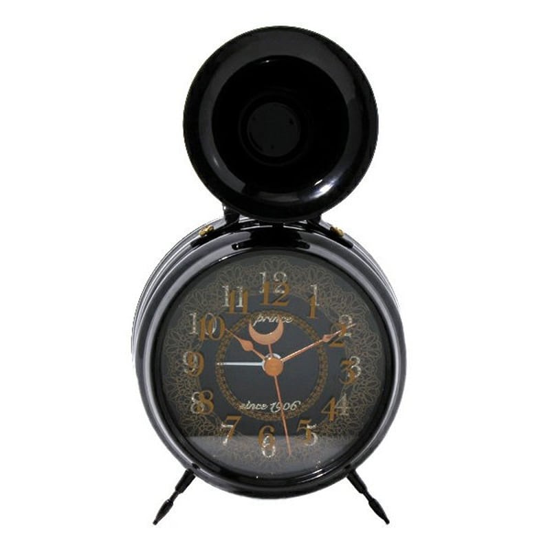 ※くろきゅう レプリカ 時計置き Bugle Clock Lace BK [ビューグルクロック・レース BK] BLACK/黒