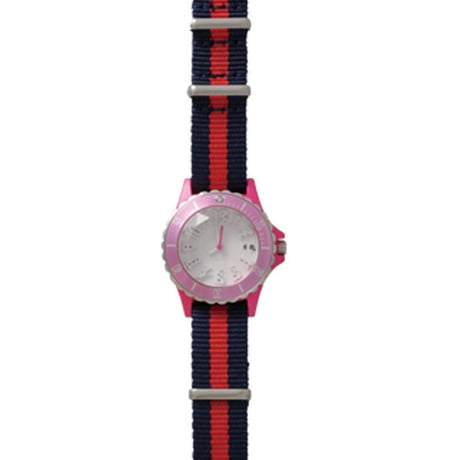 SIRO ENOGU（DIVER）NATO belt / Shocking pink