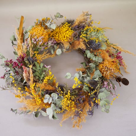 アップサイクルフラワーリース　Mサイズ