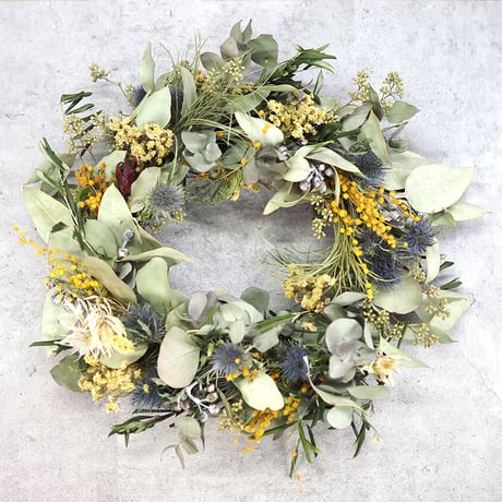 アップサイクルフラワーリース　Mサイズ