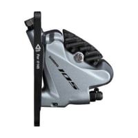 SHIMANO ( シマノ ) ディスクブレーキ本体 BR-R7070 F レジンパッド(L02A)フィン付 シルキーシルバー フラットマウント - 油圧ディスクブレーキ フロント