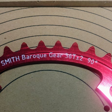 SMITH バロックギア36T+-2{RED}