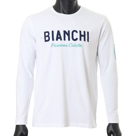 ビアンキロゴ長袖Tシャツ