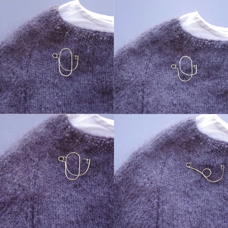 knit brooch