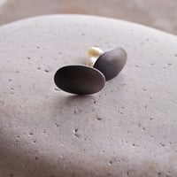 Oval ピアス  L・パールキャッチ