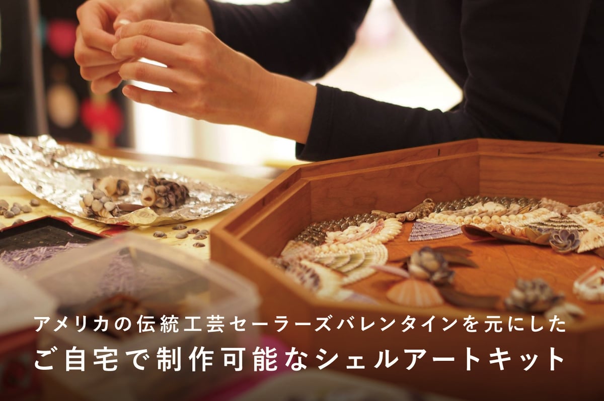 自然の貝殻でつくるインテリア シェルアートキット セーラーズ