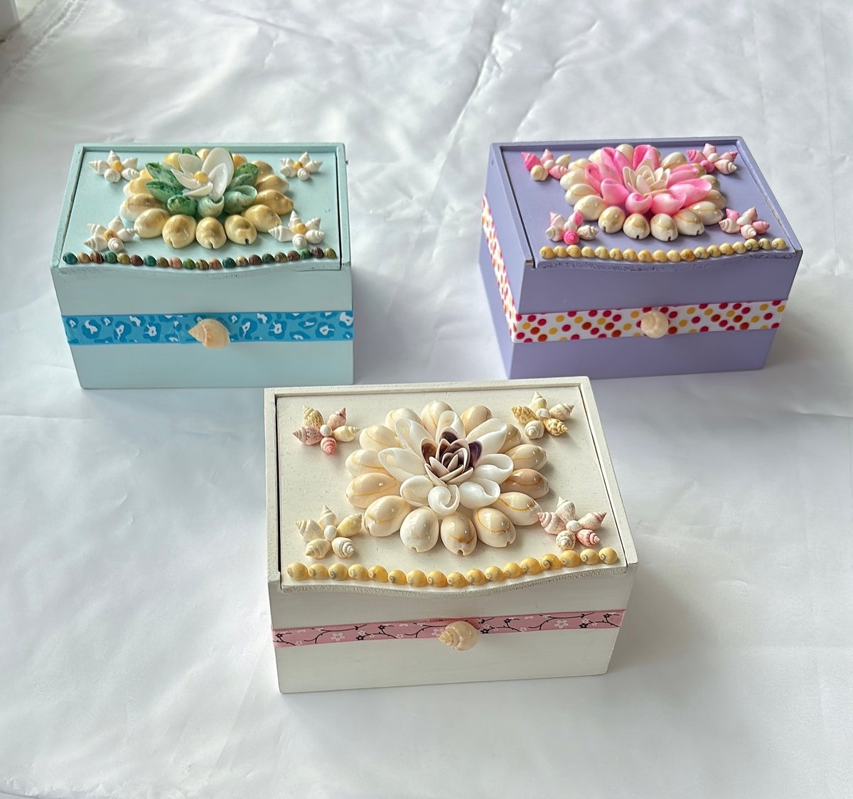 夏休みの工作におすすめ 貝殻宝箱 ボックスキット | shell forest