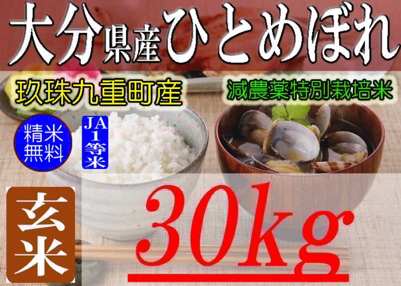 大分県産ヒノヒカリお米30キロ www.withmandy.com
