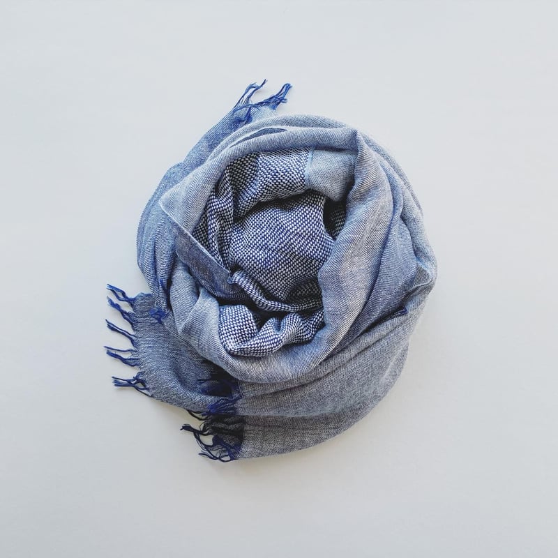 シルク/リネン/アルパカのふたまたストール | COOVA ONLINE SHOP