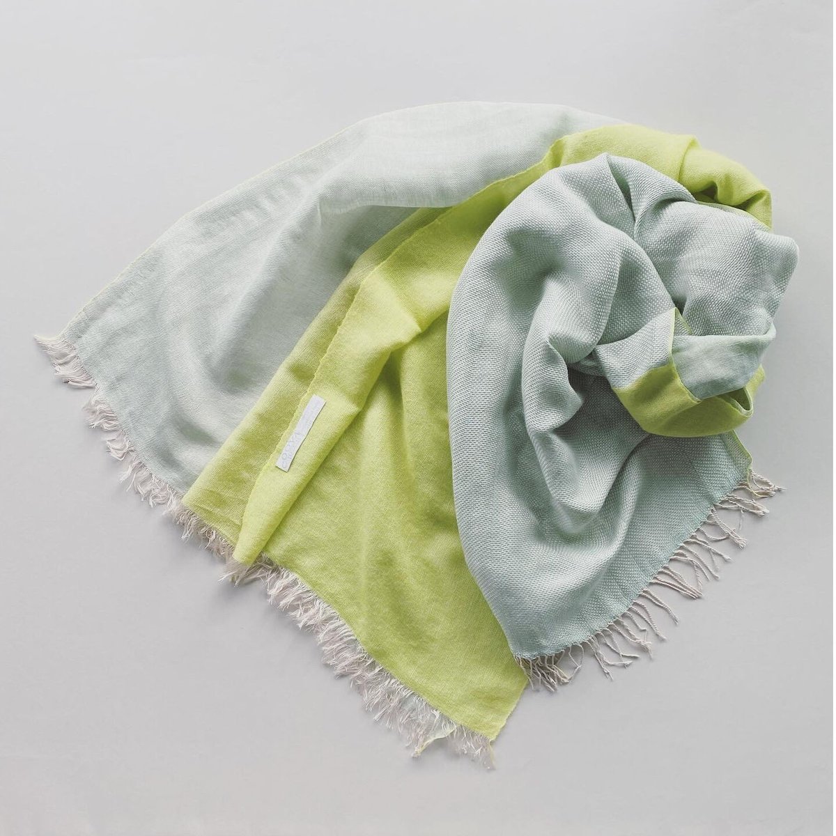 シルク/リネン/アルパカのふたまたストール | COOVA ONLINE SHOP