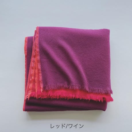 カシミヤのスリットストール