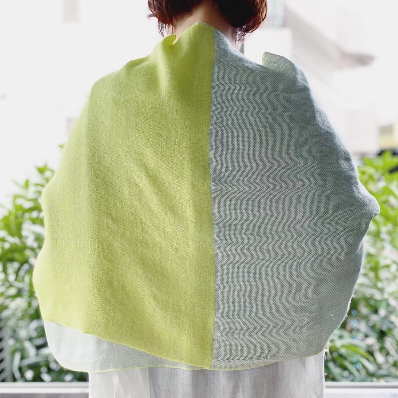 シルク/リネン/アルパカのふたまたストール | COOVA ONLINE SHOP