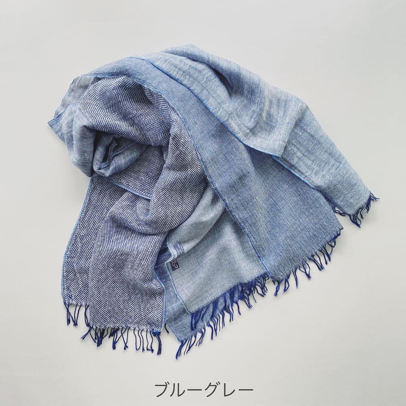 シルク/リネン/アルパカのふたまたストール | COOVA ONLINE SHOP