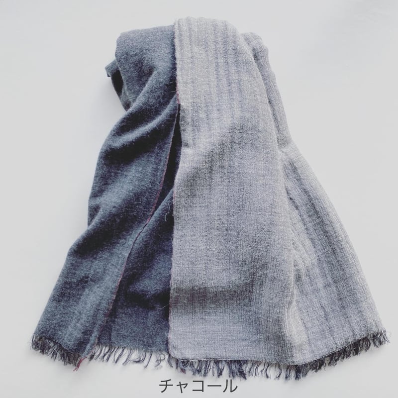 シルク/アルパカのスリットストール | COOVA ONLINE SHOP