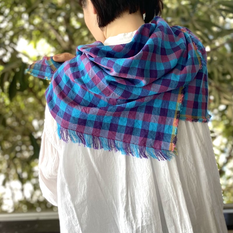 ミックスカラースカーフ [チェック] | COOVA ONLINE SHOP