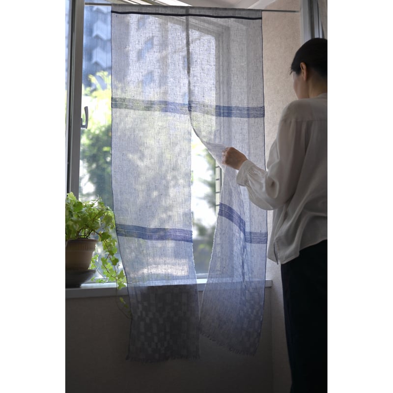 市松クロスの暖簾 | COOVA ONLINE SHOP