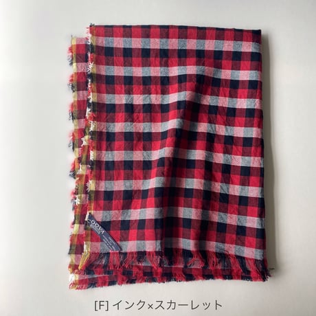 ミックスカラースカーフ [チェック]
