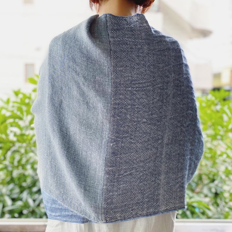 シルク/リネン/アルパカのふたまたストール | COOVA ONLINE SHOP