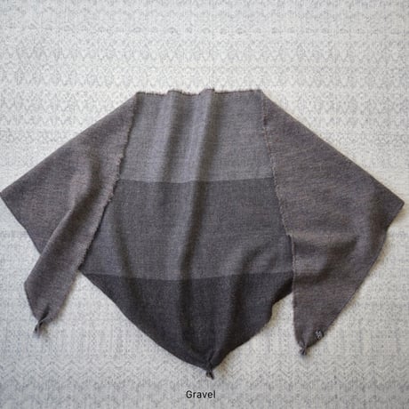【NEW COLOR】Cashmere-Wool Triangle Stole