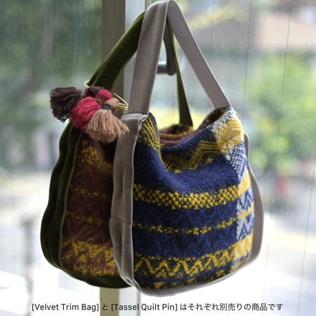 Velvet-Trim Bag