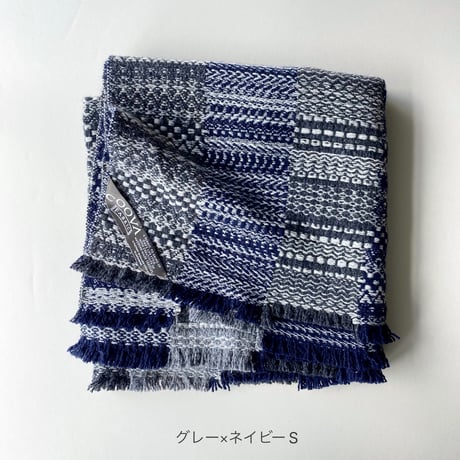 モザイク柄ブランケット