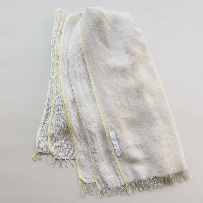 シルク/リネン/アルパカのふたまたストール | COOVA ONLINE SHOP