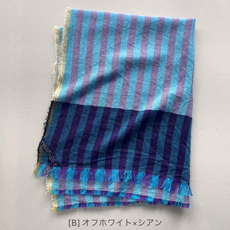 ミックスカラースカーフ [ストライプ]
