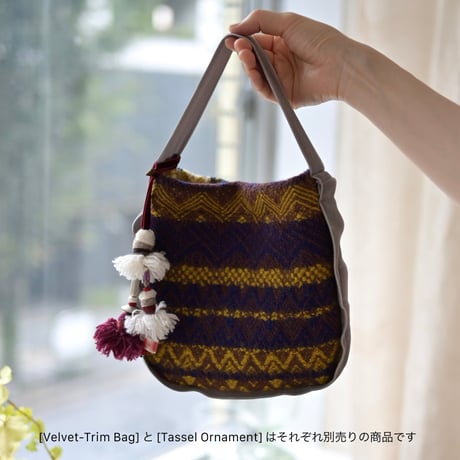 Velvet-Trim Bag